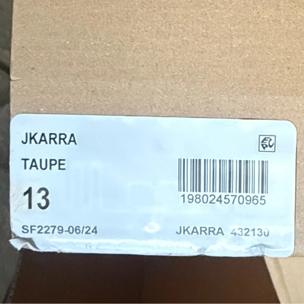 Steve Madden Brown Kraft Shoe Box with Label